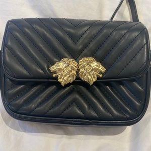Zara gold lion fanny pack or purse